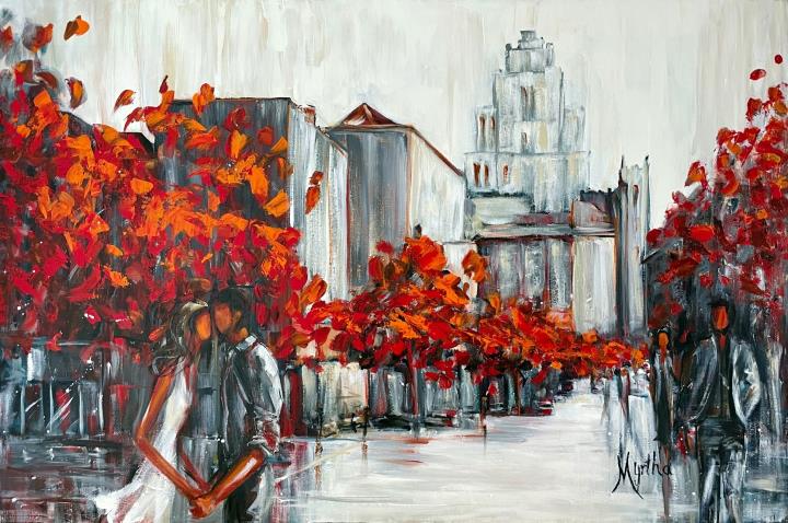 L’Automne sur Côte de la Place d’Armes