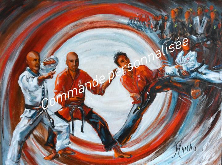 Karatekas de père en fils en petits-fils