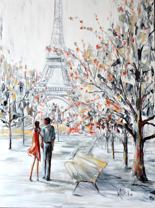 Sous les cerisiers - Vendue/Sold