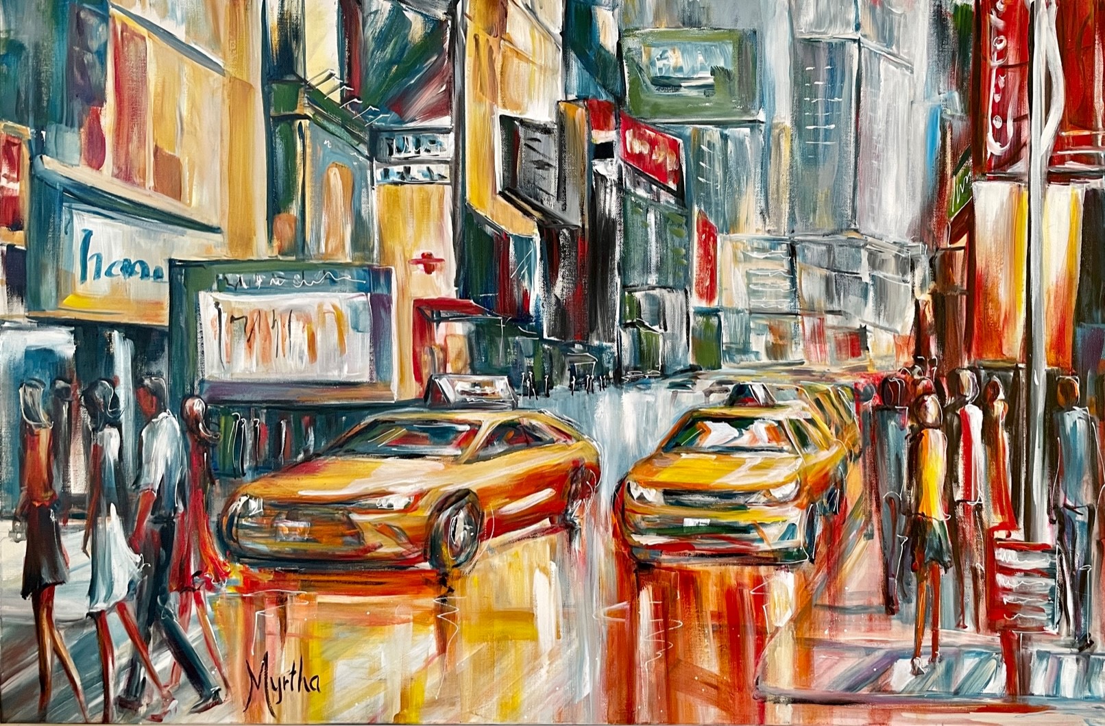 Cabs in New York