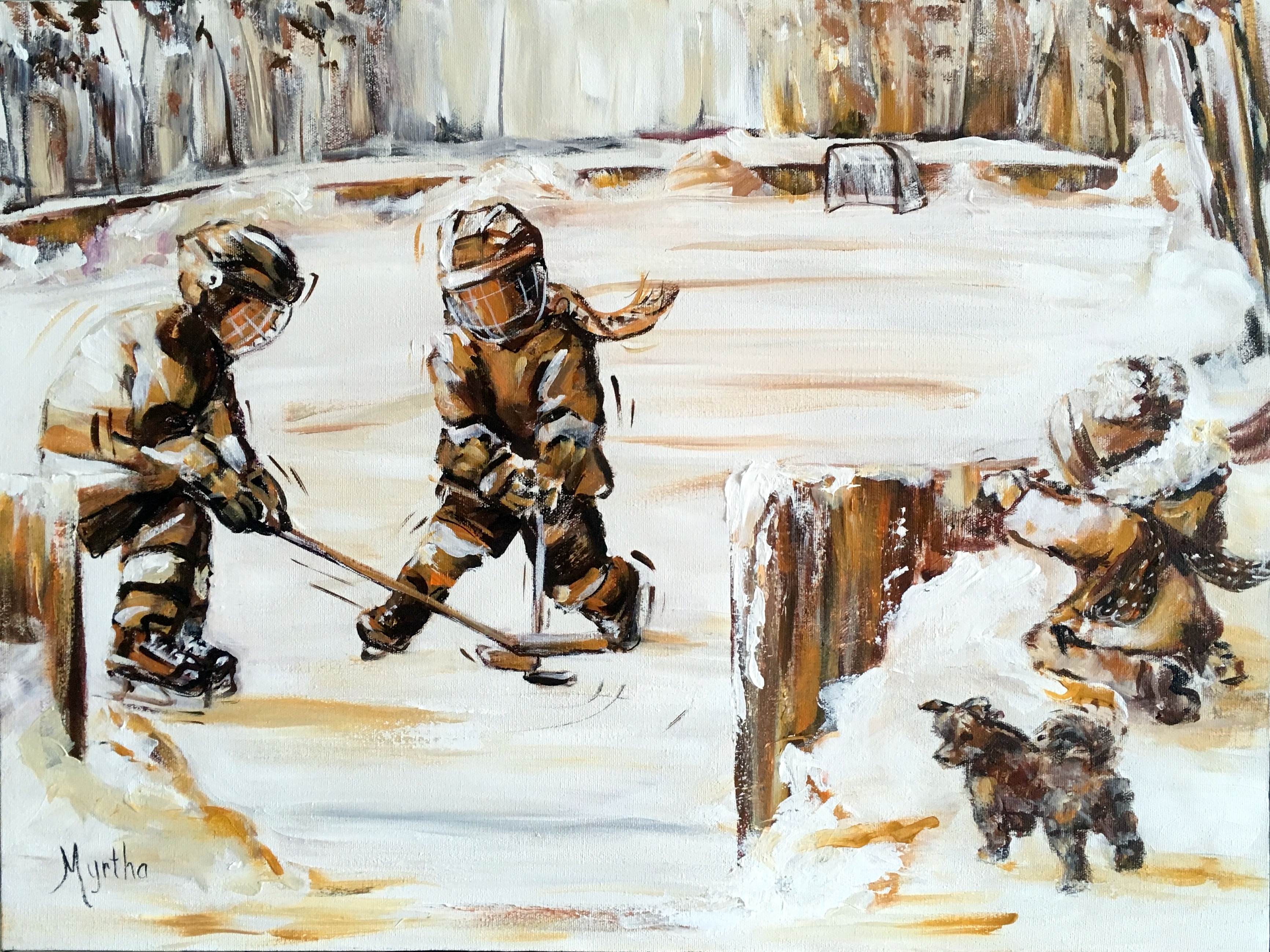 La patinoireVendu/Sold
