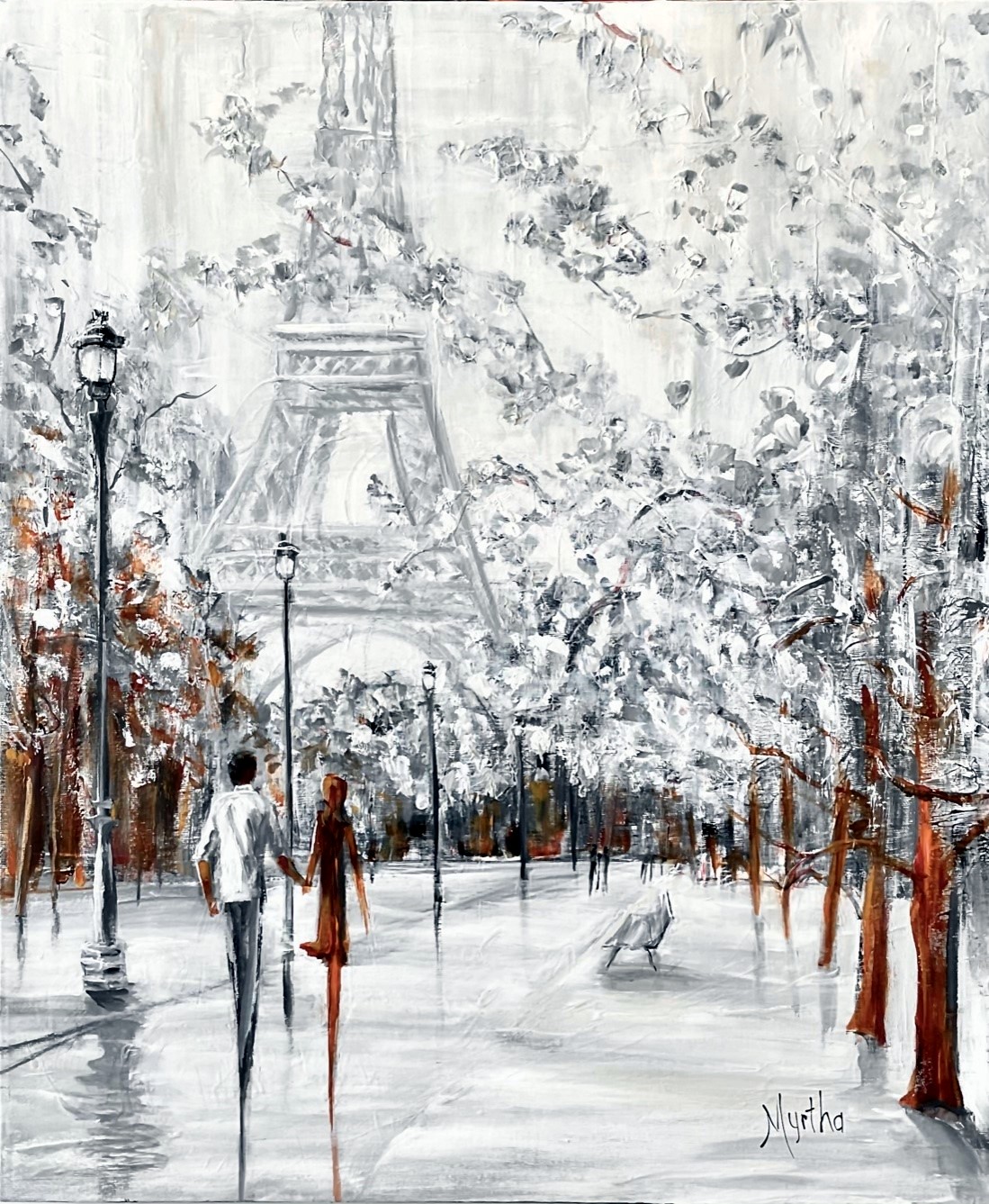 En montant vers l’Eiffel!