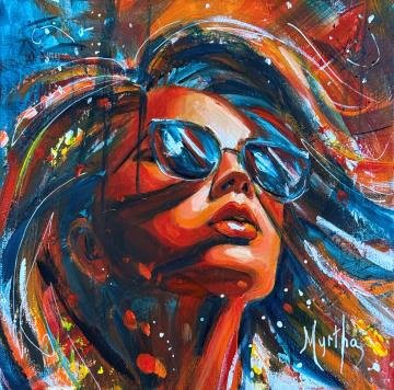 Image de la toile « Give Peace a Chance » de Myrtha Pelletier